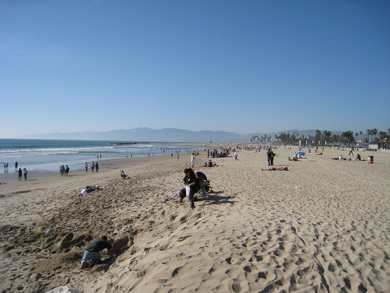 1391 California 2008-03 LA Scene.jpg - A visit to the Los Angeles California area in March of 2008. Activities ranged from Monets at the Getty, street hawkers at Venice Beach, movie look-alikes at Grauman's Chinese Theatre, to the Mission at San Juan Capistrano.